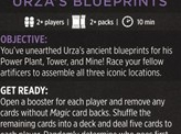 Magic Minigame: Urza's Blueprints