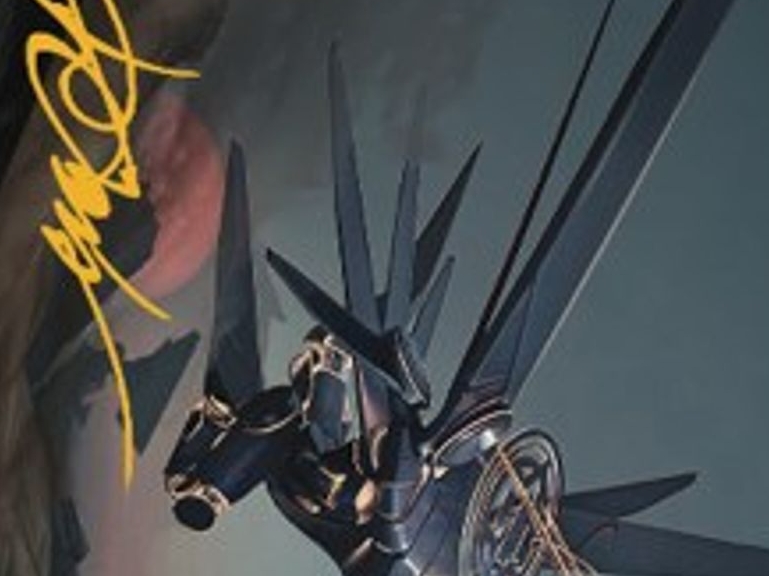 Steel Seraph Art Card (Gold-Stamped Signature)