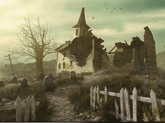 Isolated Chapel (Surge Foil)