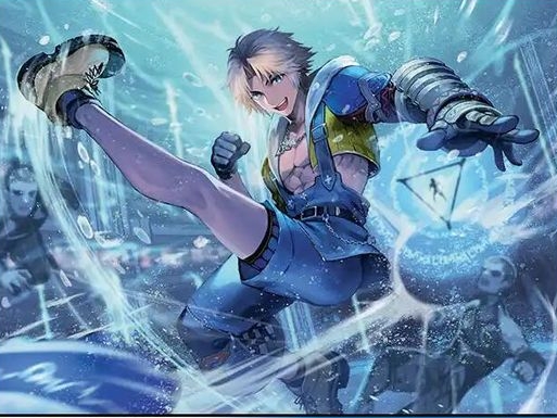 Tidus, Blitzball Star card image from Universes Beyond: FINAL FANTASY