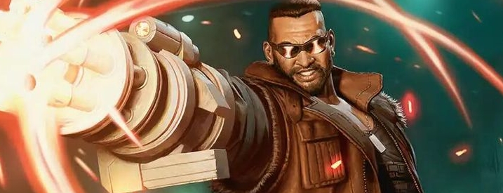 Barret Wallace Art Card (Gold-Stamped Planeswalker Symbol)