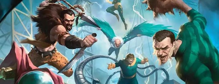 Behold the Sinister Six! Art Card (7/54) Price | mtg