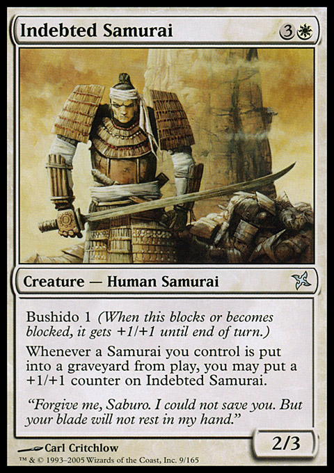 Indebted Samurai from Betrayers of Kamigawa