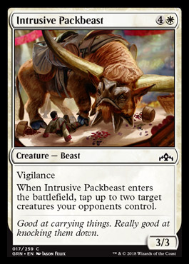 Intrusive Packbeast from Guilds of Ravnica