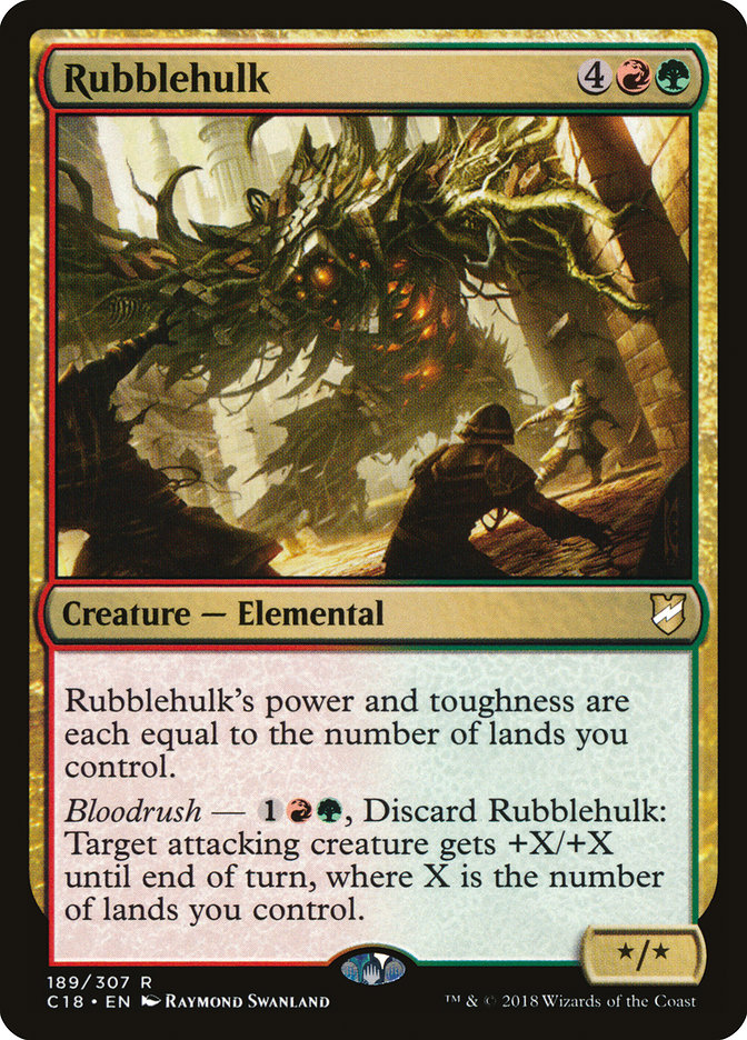 Rubblehulk from Commander 2018