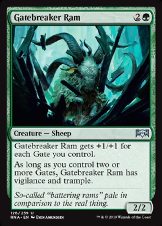 Gatebreaker Ram from Ravnica Allegiance