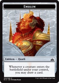 Emblem - Huatli from Rivals of Ixalan