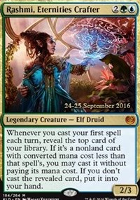 Rashmi, Eternities Crafter from Prerelease Cards