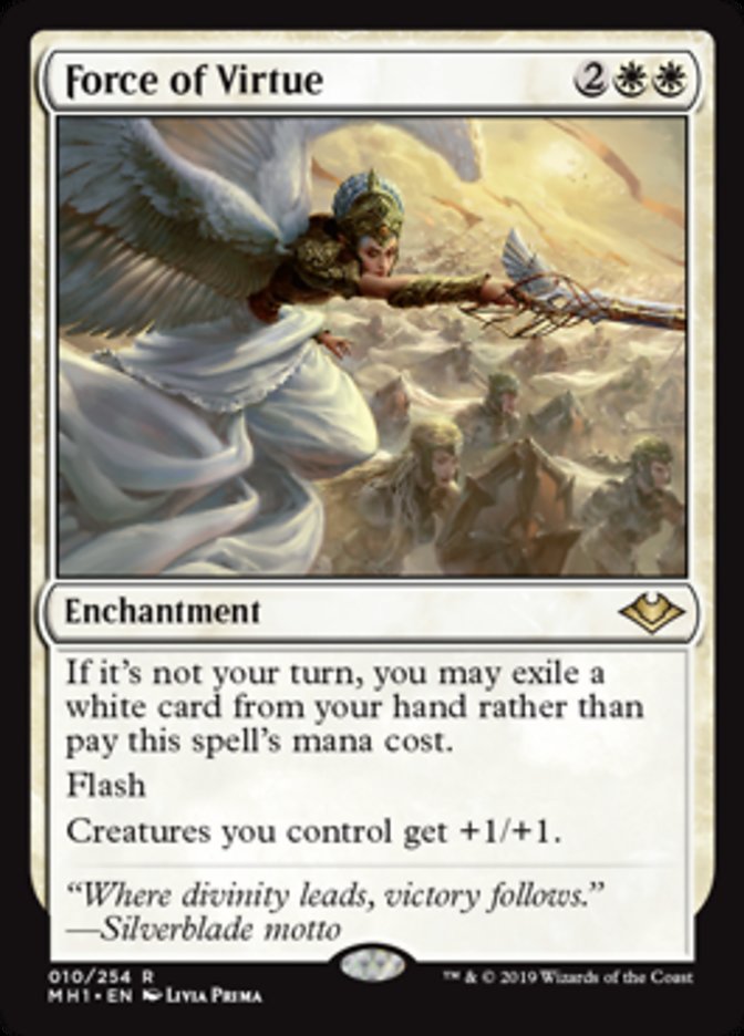 Force of Virtue from Modern Horizons