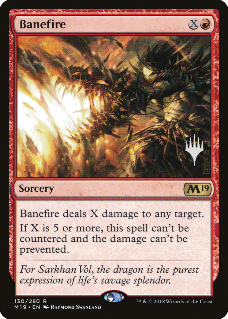 Banefire from Promo Pack: Core Set 2020