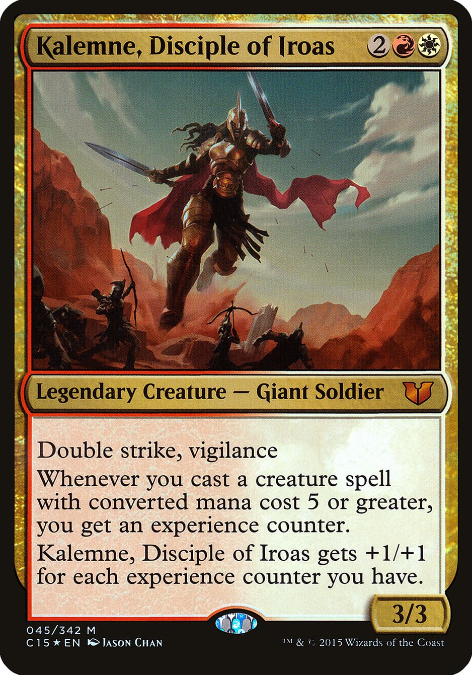 Kalemne, Disciple of Iroas (Commander 2015) from Oversize Cards