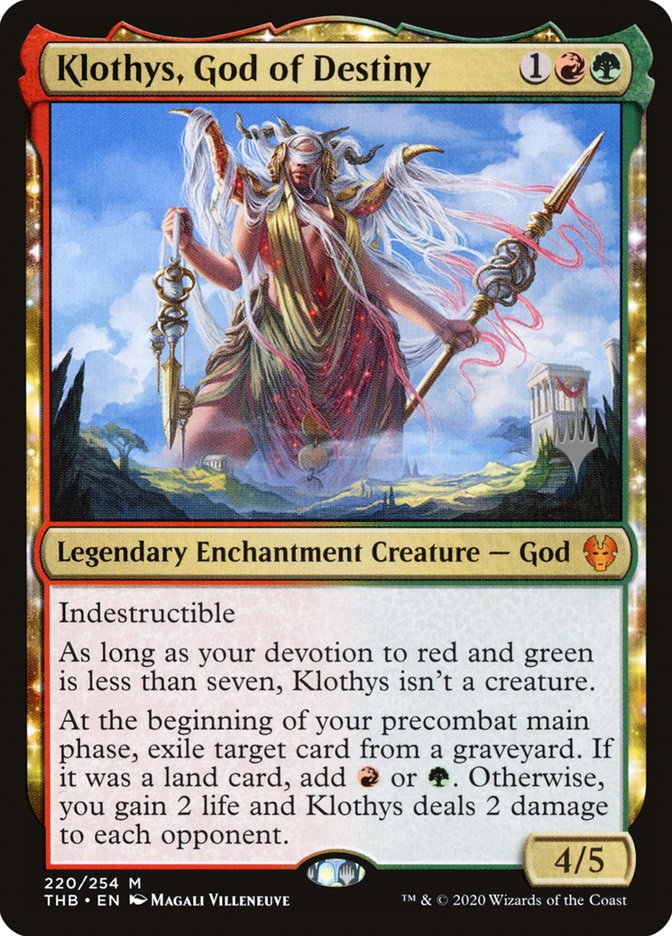 Klothys, God of Destiny from Promo Pack: Theros Beyond Death