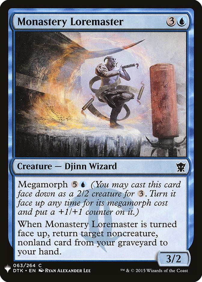 Monastery Loremaster from Mystery Booster