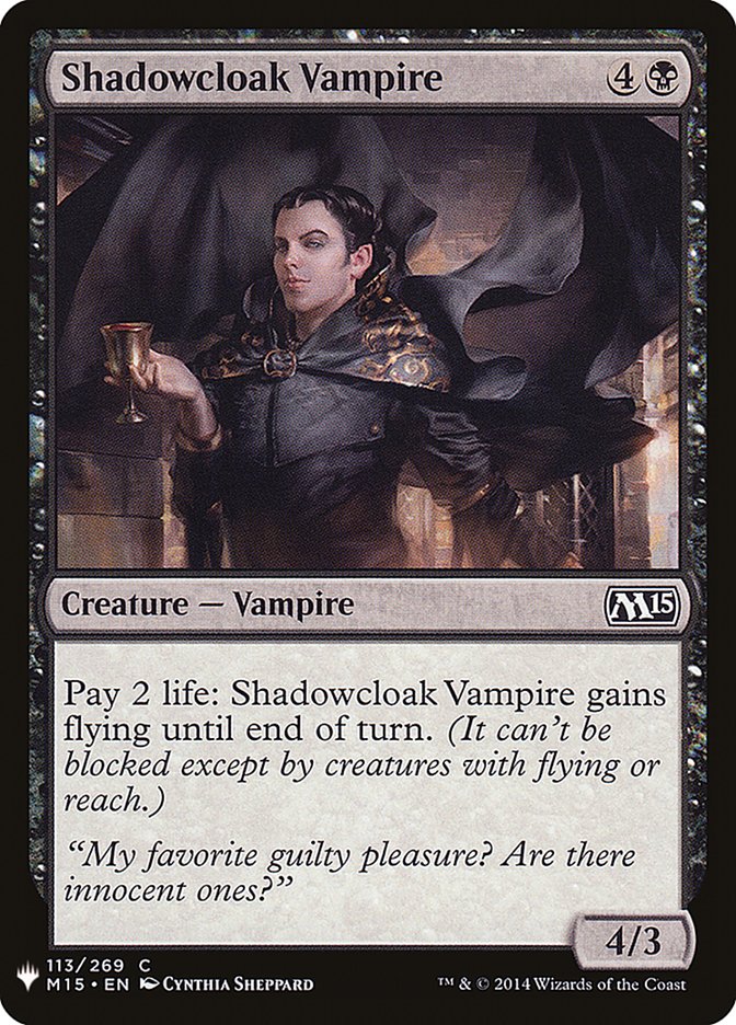 Shadowcloak Vampire from Mystery Booster