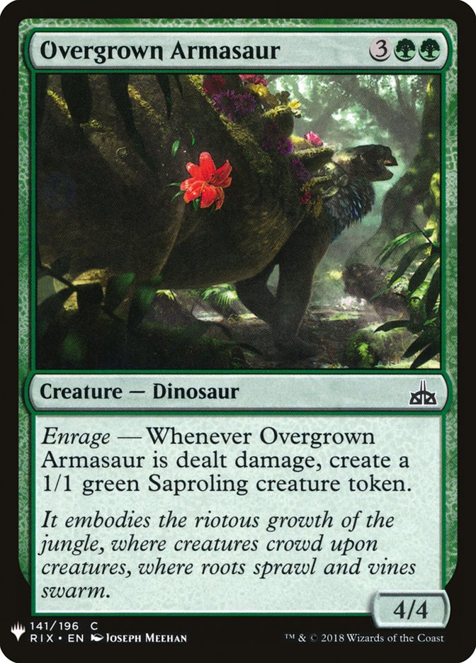 Overgrown Armasaur from Mystery Booster