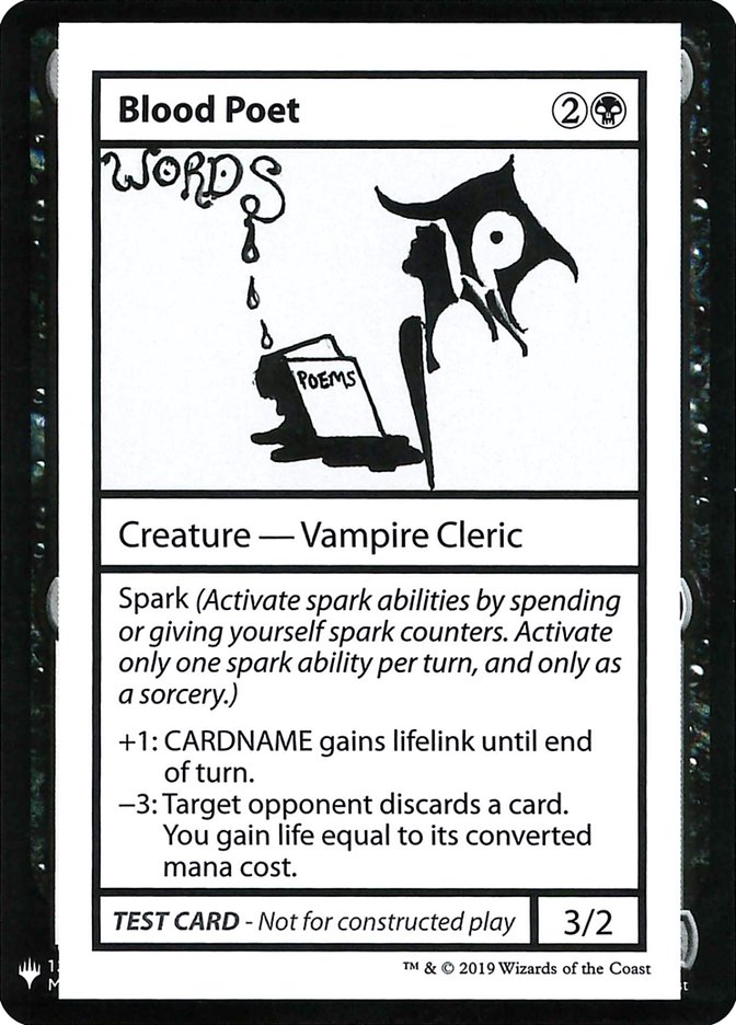 Blood Poet Magic The Gathering MTG Card