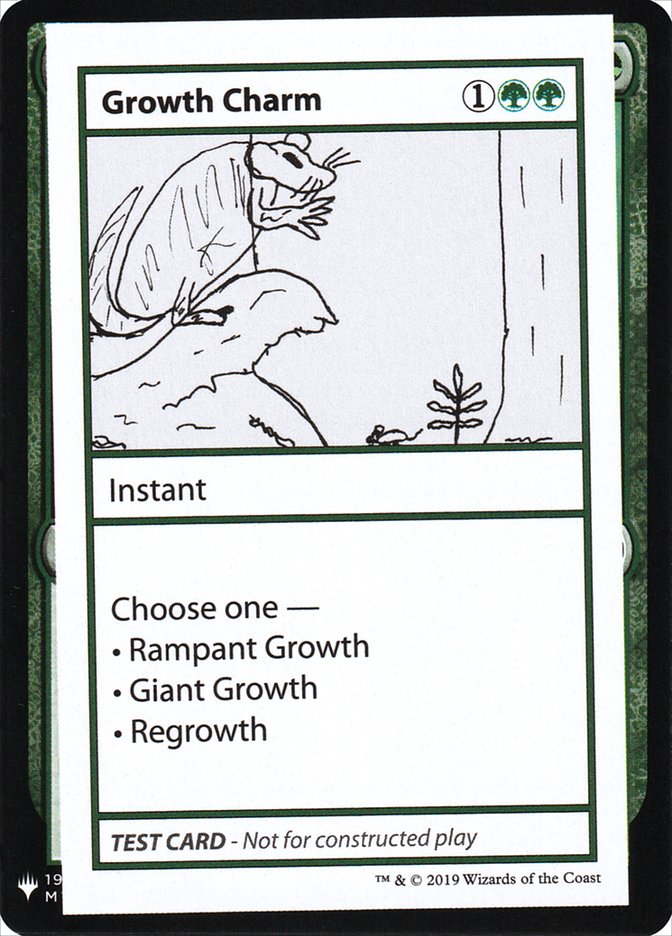 Growth Charm from Mystery Booster Playtest Cards