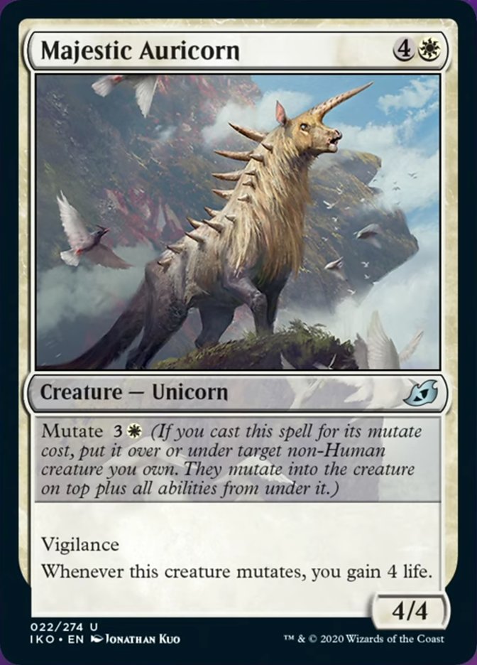 Majestic Auricorn from Ikoria: Lair of Behemoths