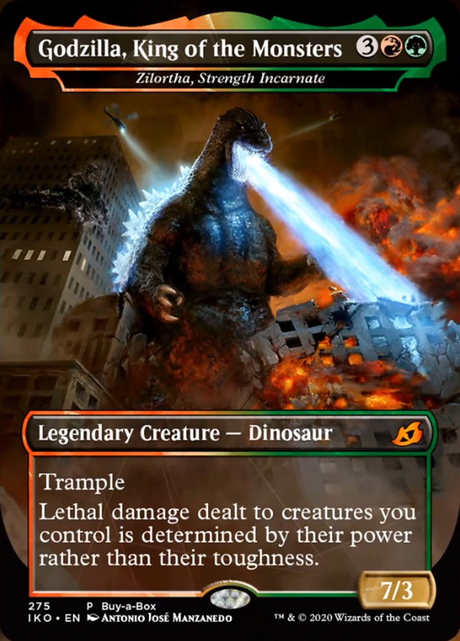 Godzilla, King of the Monsters - Zilortha, Strength Incarnate from Buy-a-Box Promos