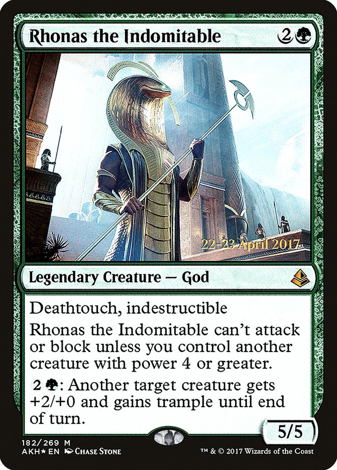 Rhonas the Indomitable from Prerelease Cards