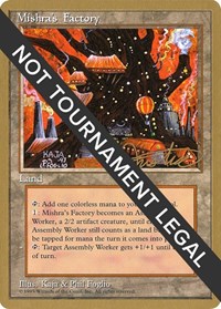 Mishra's Factory - 1996 Mark Justice (4ED) from World Championship Decks