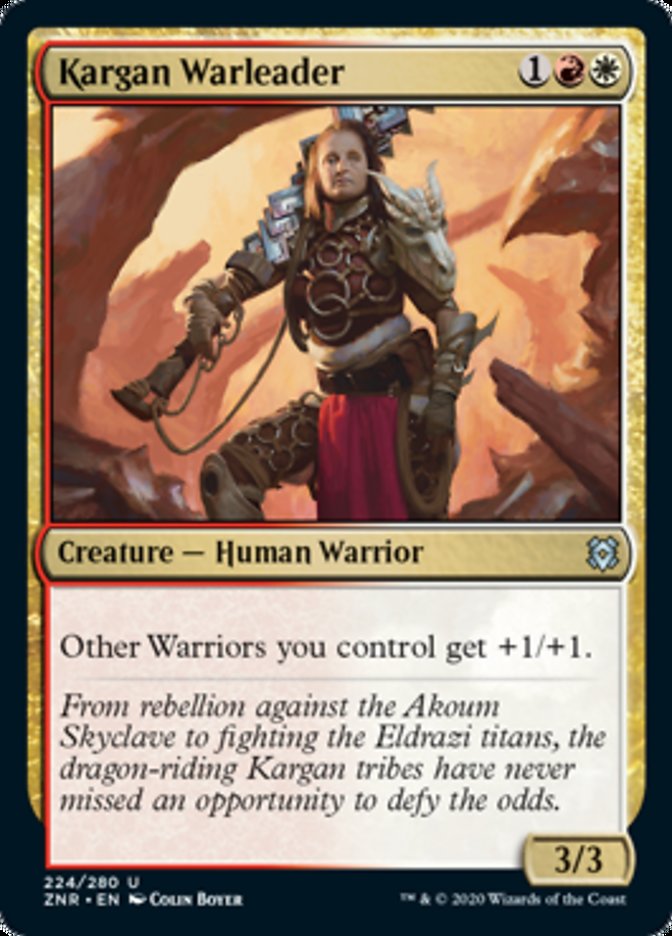 Kargan Warleader from Zendikar Rising