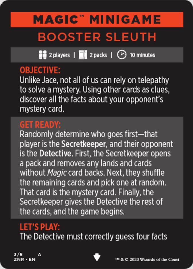 Magic Minigame: Booster Sleuth from Zendikar Rising