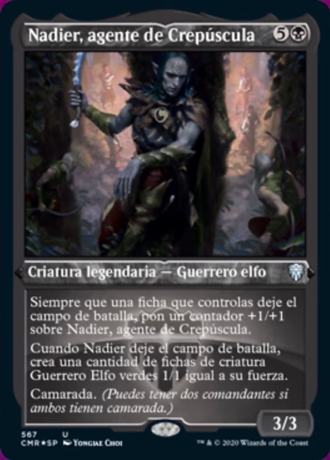 Nadier, Agent of the Duskenel (Foil Etched) from Commander Legends