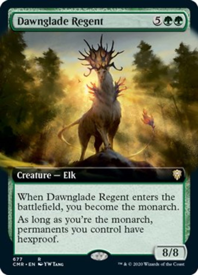 Dawnglade Regent (Extended Art) from Commander Legends