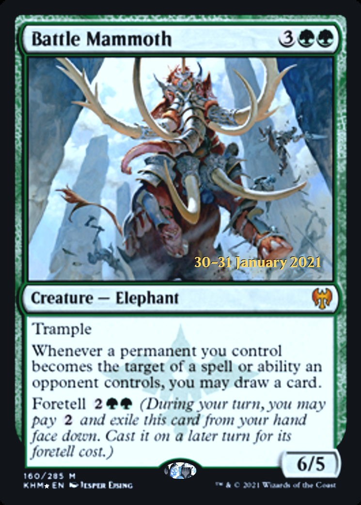 Battle Mammoth from Prerelease Cards