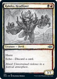 Rakdos Headliner (Showcase) from Modern Horizons 2