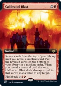 Calibrated Blast (Extended Art) from Modern Horizons 2