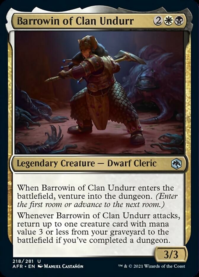 Barrowin of Clan Undurr from Adventures in the Forgotten Realms