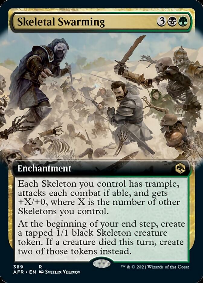 Skeletal Swarming (Extended Art) from Adventures in the Forgotten Realms