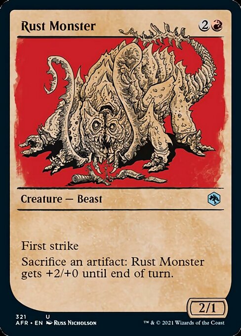 Rust Monster (Showcase) from Adventures in the Forgotten Realms