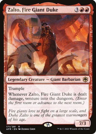 Zalto, Fire Giant Duke from AFR Ampersand Promos