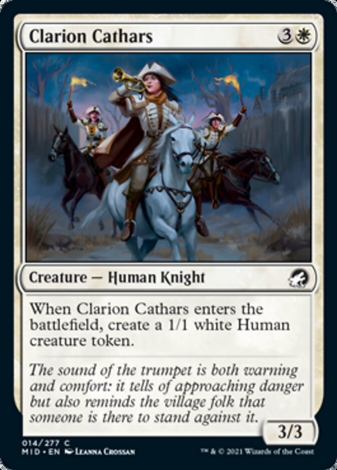 Clarion Cathars from Innistrad: Midnight Hunt