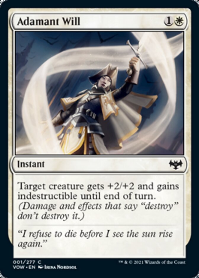 Adamant Will from Innistrad: Crimson Vow