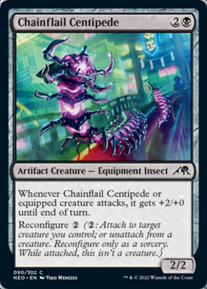 Chainflail Centipede from Kamigawa: Neon Dynasty