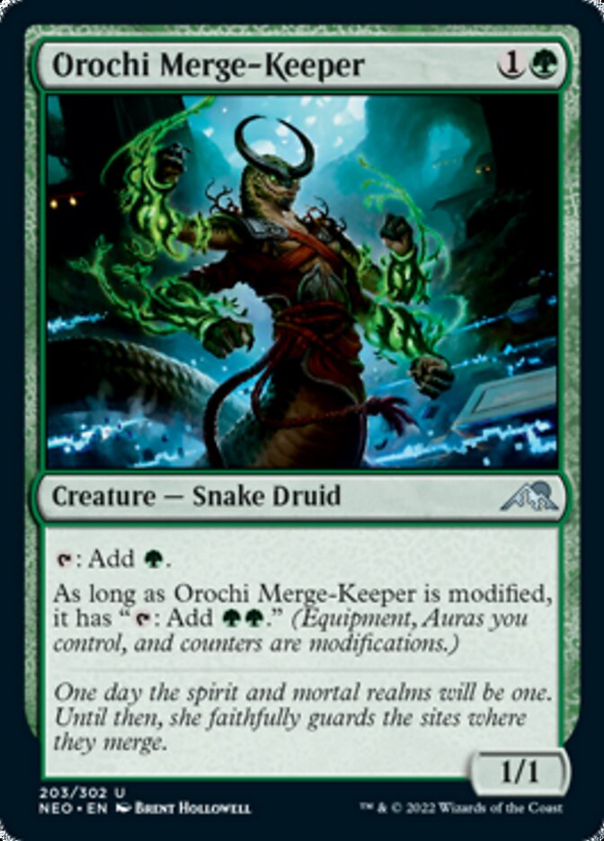 Orochi Merge-Keeper from Kamigawa: Neon Dynasty