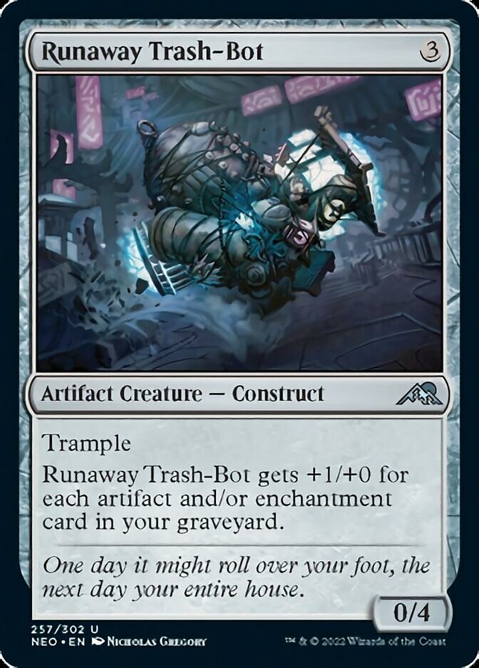 Runaway Trash-Bot from Kamigawa: Neon Dynasty