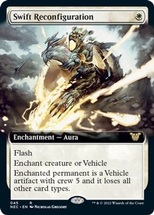 Swift Reconfiguration (Extended Art) from Commander: Kamigawa: Neon Dynasty