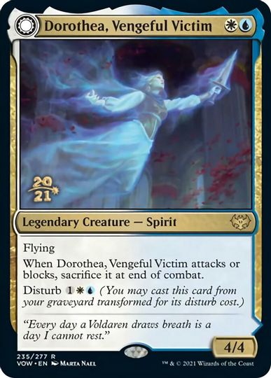 Dorothea, Vengeful Victim from Prerelease Cards