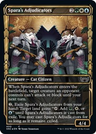 Spara's Adjudicators (Gilded Foil) from Streets of New Capenna