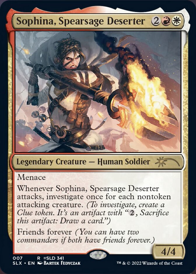 Sophina, Spearsage Deserter from Universes Within