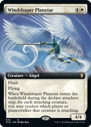 Windshaper Planetar (Extended Art) from Commander Legends: Battle for Baldur's Gate