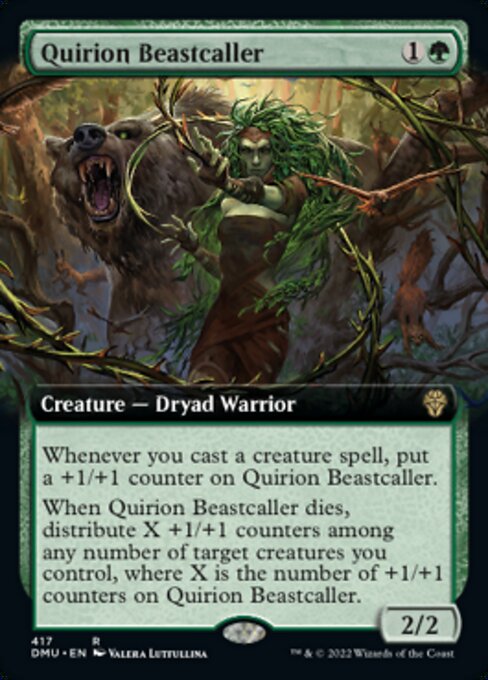 Quirion Beastcaller (Extended Art) from Dominaria United