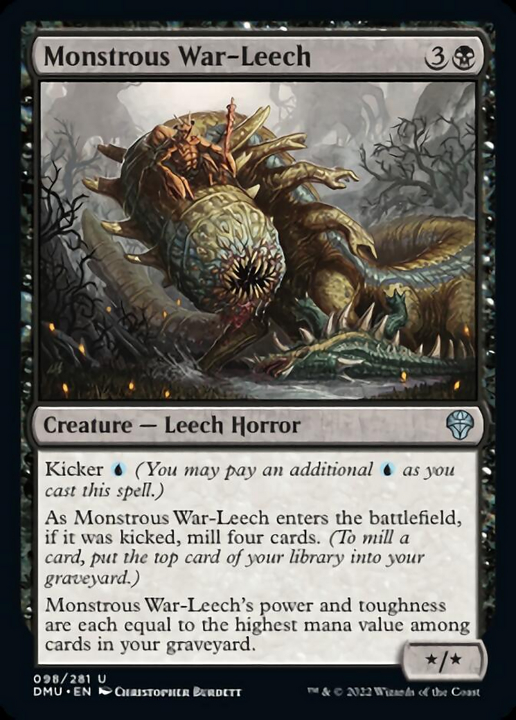 Monstrous War-Leech from Dominaria United