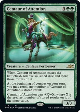 Centaur of Attention (Galaxy Foil) from Unfinity