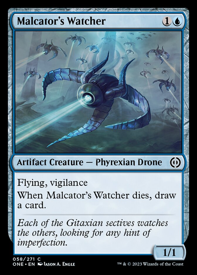 Malcator's Watcher from Phyrexia: All Will Be One